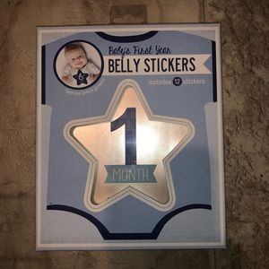 Monthly 1-12months belly stickers